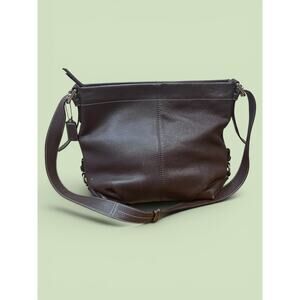 Coach Soft Milled Leather Crossbody Shoulder Bag — Chocolate Brown | F15064